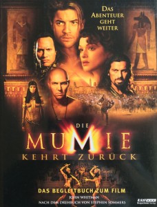 BRENDAN FRASER - Tolles Buch zum Film "Die Mumie kehrt zurück" - 2001