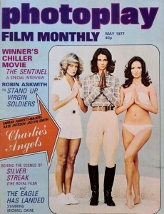 FARRAH FAWCETT - "photoplay"- Magazin von 1977 - DREI ENGEL FÜR CHARLIE - England 1977