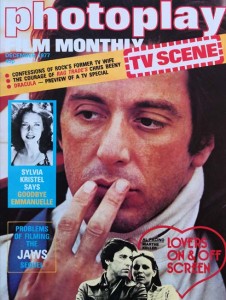 AL PACINO - Titelstory der "photoplay" von 1977 - England