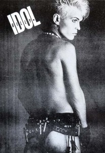 Postkarte - BILLY IDOL - sexy - ungelaufen -England