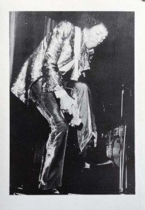 Postkarte - JIMI HENDRIX - Live on Stage - England - ungelaufen