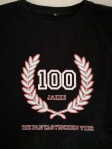 DIE FANTASTISCHEN VIER - Tour-Shirt - "100 Jahre" - Ingolstadt 17.07.2009 - Vintage!
