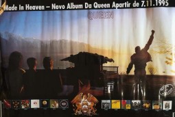 QUEEN - seltenes Promo-Plakat "Made in Heaven" - BRASILIEN 1995