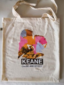 KEANE - Bag - ca. 40 x 40cm - OFFICIAL "Cause & Effect" - Tour