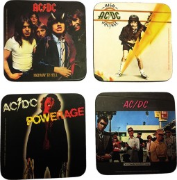 AC/DC - Untersetzer-Set - 4-teilig - Neuware!