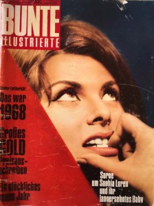 SOPHIA LOREN - Coverstory der BUNTE von 1969 !
