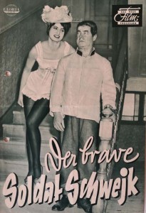 HEINZ RÜHMANN - Set aus zwei Filmprogrammen zu "Der brave Soldat Schwejk" - Vintage!