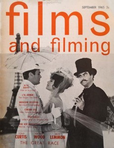 Englisches Magazin von 1965 - "The Great Race" - TONY CURTIS - JACK LEMMON