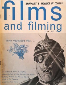 GERT FRÖBE - Titel der "Film and Filming" - England von 1965
