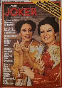 BACCARA in Japan - Magazin "Musik JOKER" von 1977 - Vintage !
