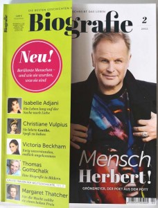 Magazin "Biografie" - Coverstory: HERBERT GRÖNEMEYER - 2015