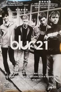 BLUR - Promotion-Poster zum Album Release von "21"