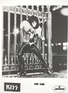 SET aus 4 Promo-Fotos - KISS - schwarz/weiß - Frühe 1980er