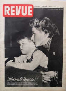 INGRID BERGMAN - Coverstory des Magazines "REVUE" von 1953