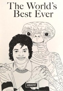 MICHAEL JACKSON - Promo-Postkarte von Wemoto