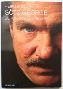 Buch, GÖTZ GEORGE - "Beruf: Schauspieler" - mit umfangreicher Filmographie