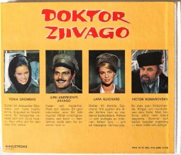 Seltenes Buch - "DR. ZJIVAGO" - OMAR SHARIF - JULIE CHRISTIE - Schweden 1968