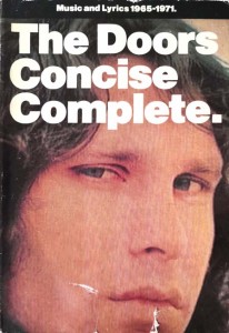 Buch - THE DOORS "Concise Complete" - Music & Lyrics 1965 - 1971 - England