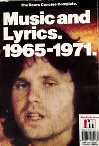Buch - THE DOORS "Concise Complete" - Music & Lyrics 1965 - 1971 - England