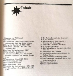 Buch - "Die ROLLING STONES - Musik & Geschäft" - (Ost-) Deutschland 1986