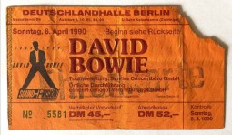 Ticket - DAVID BOWIE - "Sound & Vision - Tour 1990" - Berlin