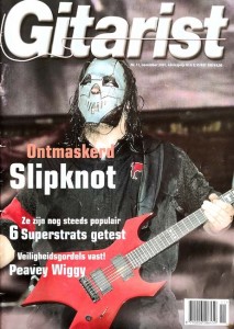 SLIPKNOT - seltenes holländisches Magazin "Gitarist" von 2001