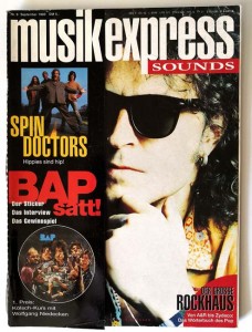 WOLFGANG NIEDECKEN / BAP auf dem Cover des "MUSIKEXPRESS" von 1993