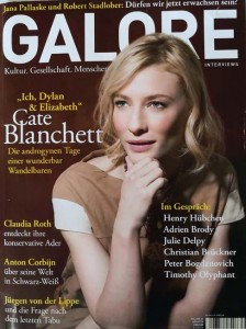 Magazin - CATE BLANCHETT auf dem Cover der "GALORE" von 2008