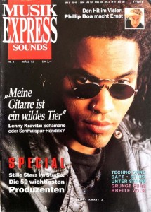 LENNY KRAVITZ - Coverstory der "MusikExpress" von 1993