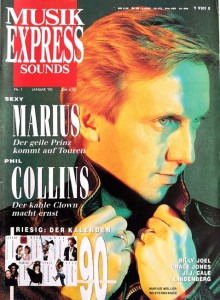 MARIUS MÜLLER-WESTERNHAGEN - Coverstory der "MusikExpress" von 1990