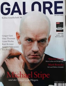 Magazin - MICHAEL STRIPE (R.E.M.) auf dem Cover der GALORE von 2006