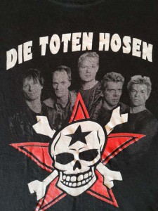 T-Shirt - DIE TOTEN HOSEN - "Skull" - Vintage - Schwarz - XXL