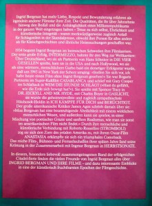 Schönes Buch über INGRID BERGMAN - Deutschland 1982