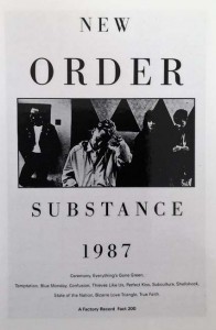 NEW ORDER "Substance 1987" - unbenutzte Postkarte um 1990