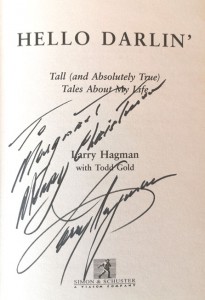 Buch, LARRY HAGMAN - "Hello Darlin´" - HANDSIGNIERTE englische Erstausgabe von 2001