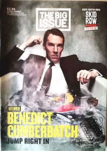 BENEDICT CUMBERBATCH auf dem Cover von "THE BIG ISSUE" - England 2018 - RAR!