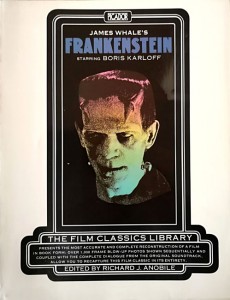 Buch, BORIS KARLOFF - "Frankenstein"- Film-Foto-Roman des Kultfilms, England 1974