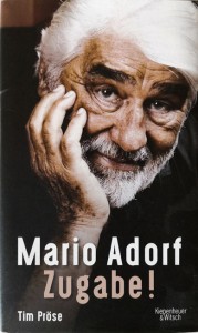 Buch, MARIO ADORF - "Zugabe!" - Erstausgabe im Hardcover
