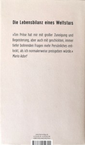 Buch, MARIO ADORF - "Zugabe!" - Erstausgabe im Hardcover