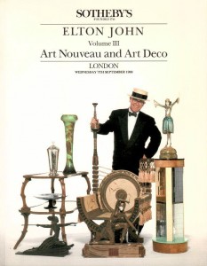 Auktionskatalog - ELTON JOHN - Sotheby´s England 1988