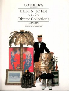 Auktionskatalog - ELTON JOHN - Sotheby´s England 1988