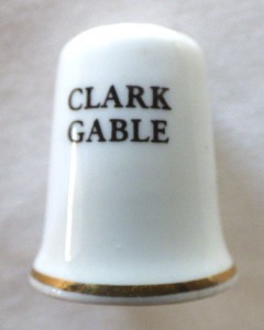 Fingerhut - CLARK GABLE - Porzellan