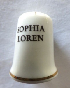 Fingerhut - SOPHIA LOREN - Porzellan