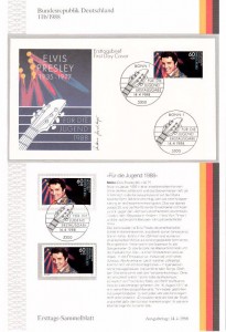 First Day Cover - ELVIS PRESLEY - Deutschland 1988
