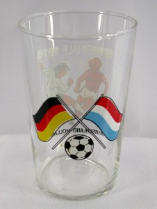 Souvenierglas zum WM FINALE 1974 - Deutschland-Holland