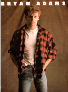 Notenbuch - BRYAN ADAMS - England 1986