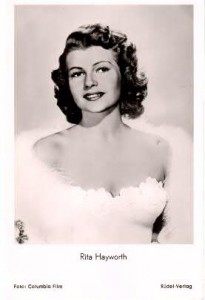 Postkarte - RITA HAYWORTH - 50er/ 60er Jahre