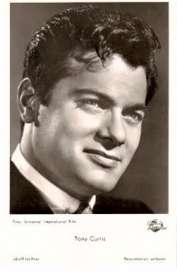 Postkarte - TONY CURTIS - 50er/ 60er Jahre