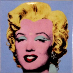 Magnet - MARILYN MONROE - Andy Warhol - BLAU