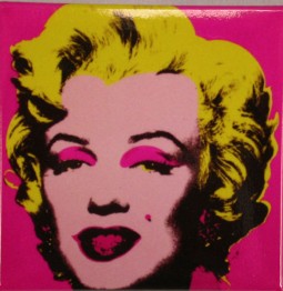 MARILYN MONROE - Magnet - Andy Warhol - PINK